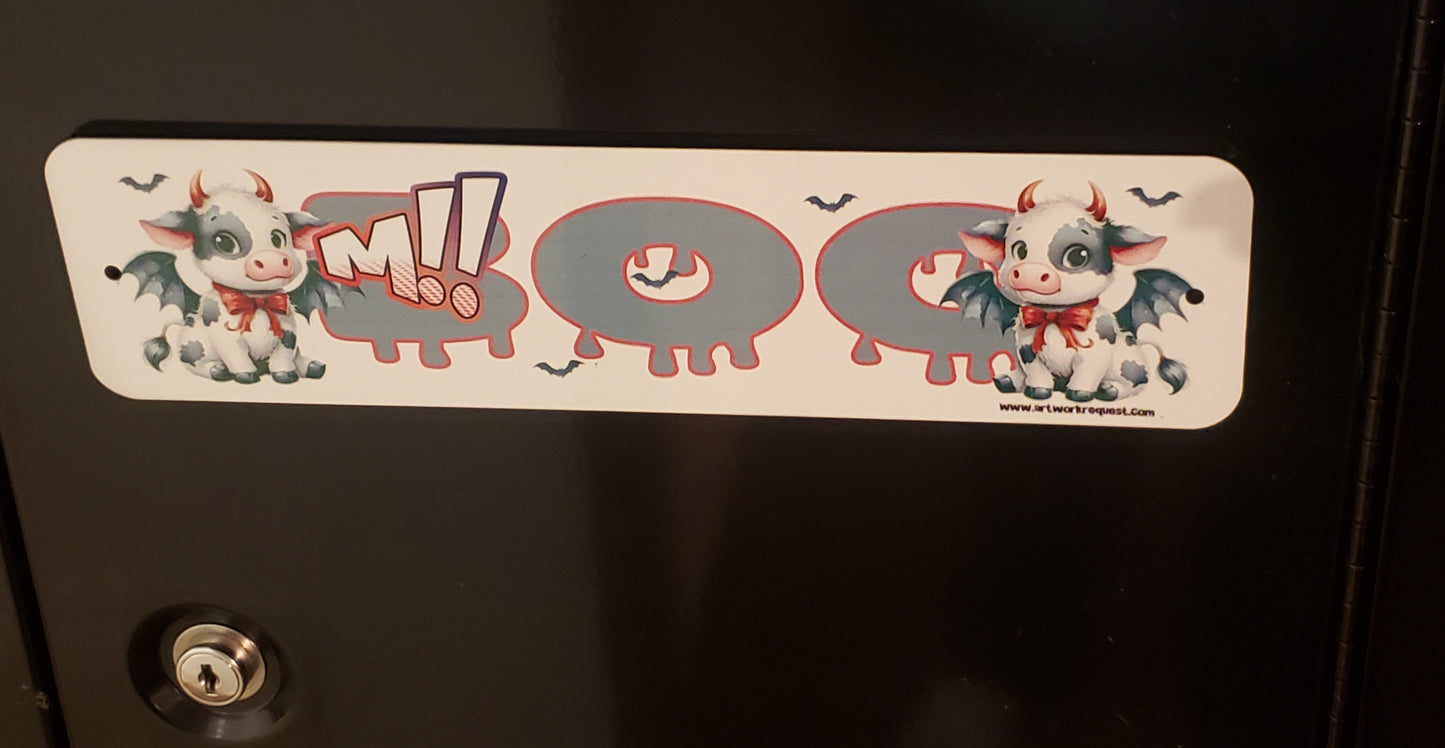 Halloween Costume Cow Metal Decorative Sign