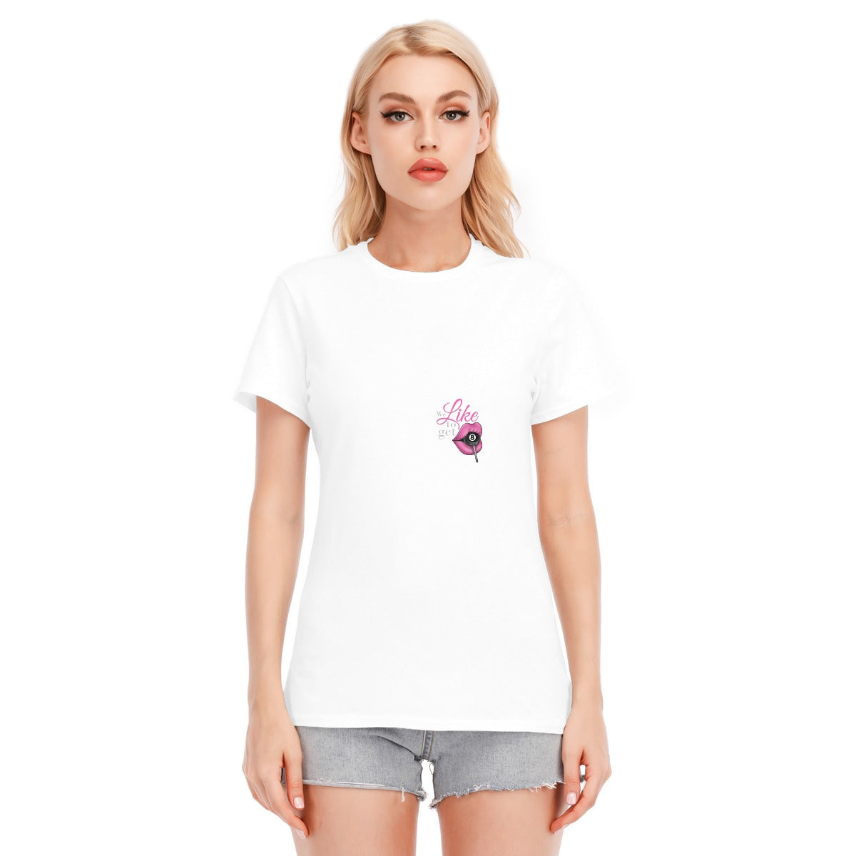 We Like to Get 8 Ball Pool Unisex O-neck Short Sleeve T-shirt | 180GSM Cotton (DTF)