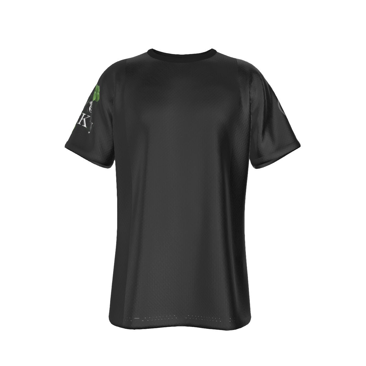 Lucky Leprechaun 8 Ball Pool with Clover Sleeve Men's T-shirt