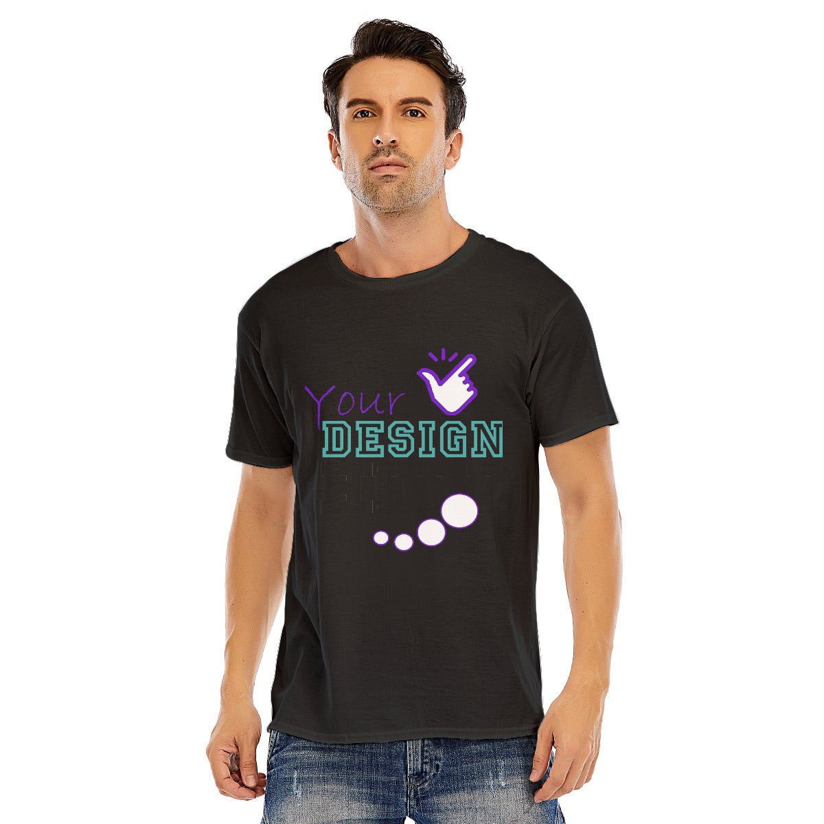 Your Image Custom Unisex O-neck Short Sleeve T-shirt | 180GSM Cotton (DTF)