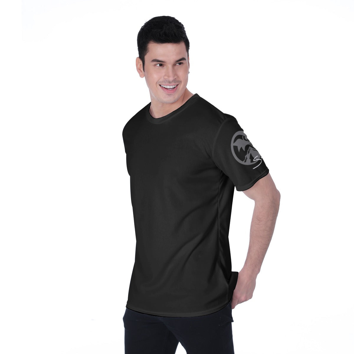 Lucky Leprechaun 8 Ball Pool with Green Fire Sleeve Men's T-shirt