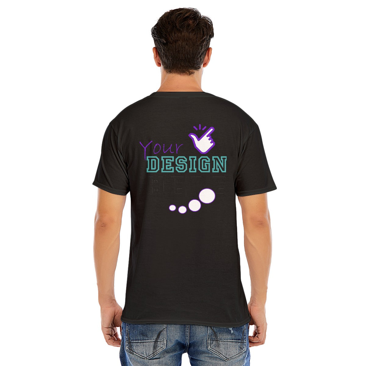 Design Your Own Short Sleeve T-shirt | 180GSM Cotton (DTF)