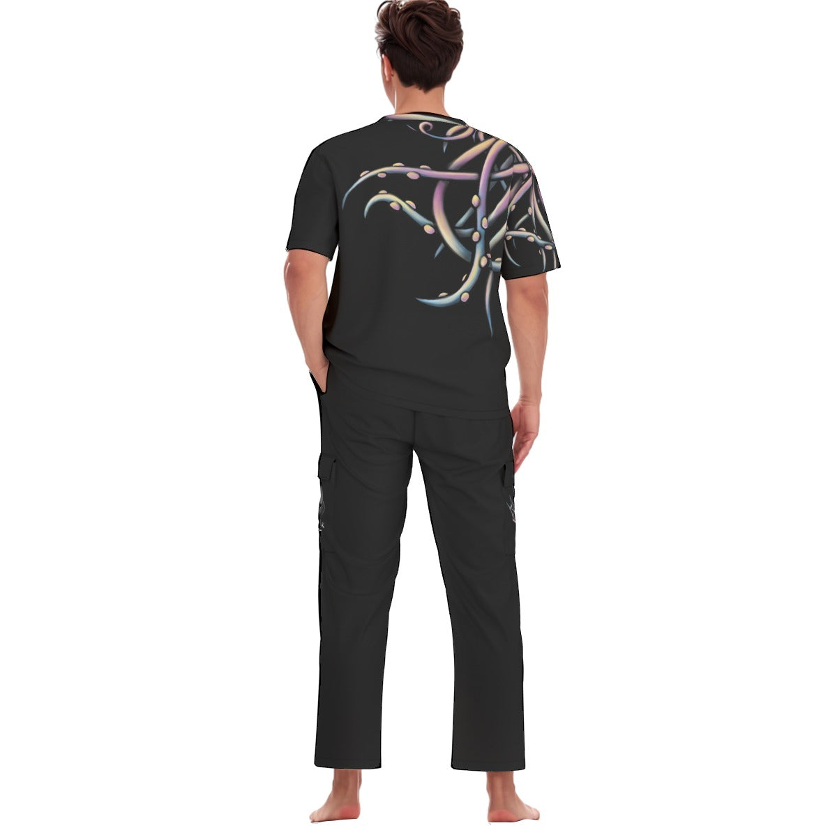 Jelly Fish Tentacle Scrub Set with Six Pockets