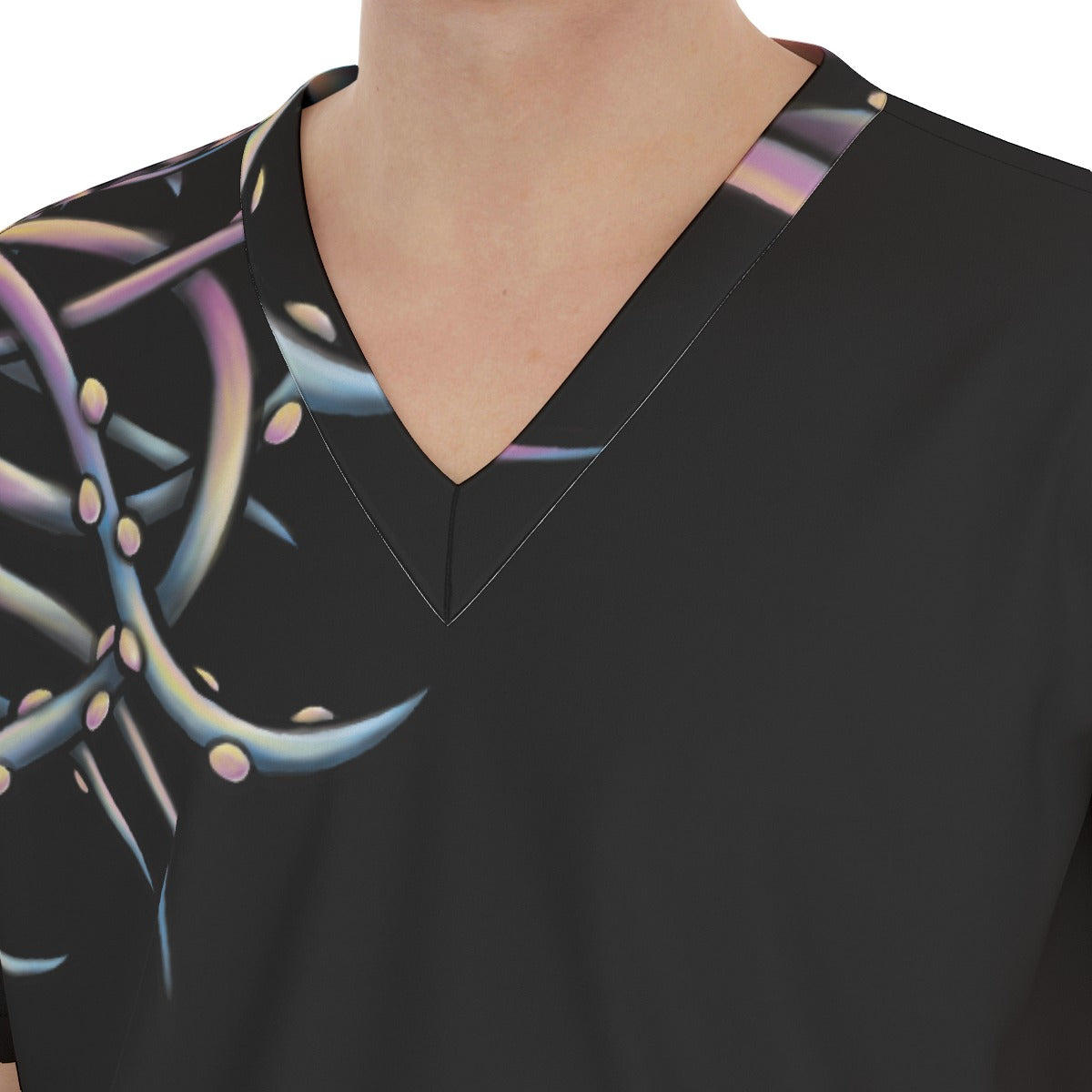 Jelly Fish Tentacle Scrub Set with Six Pockets